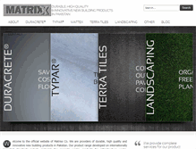 Tablet Screenshot of matrixxco.net